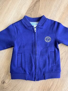 Jacadi Paris Royal Blue 6M Zip Jacket